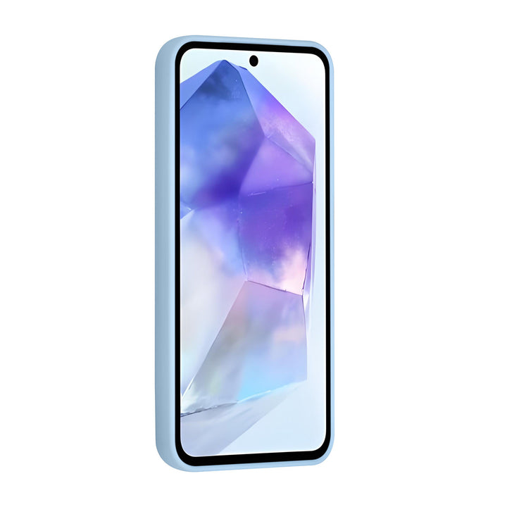 TUNIQ Samsung Galaxy A55 Backcover hoesje - Magsafe With Ring Stand - Hanger - Baby Blue-Hoesjes-Ilumina Benelux