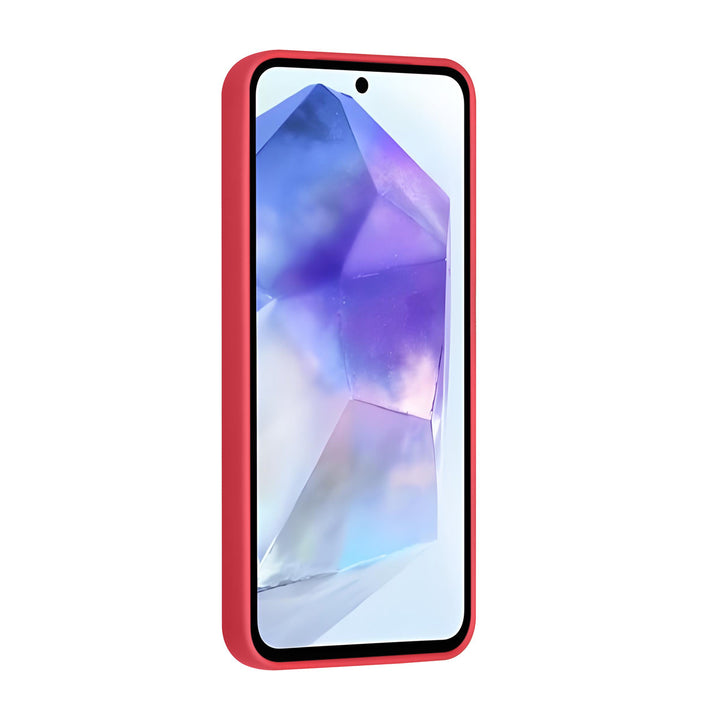 TUNIQ Samsung Galaxy A55 Backcover hoesje - Magsafe With Ring Stand - Hanger - Cherry Red-Hoesjes-Ilumina Benelux