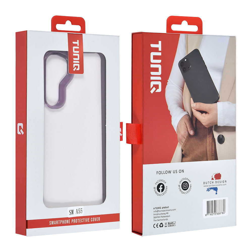 TUNIQ Samsung Galaxy A55 Backcover hoesje Silicone - Paars-Hoesjes-Ilumina Benelux