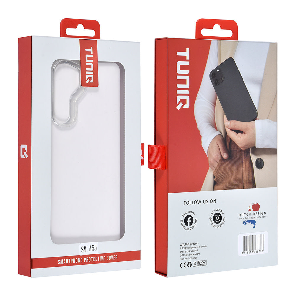 TUNIQ Samsung Galaxy A55 Backcover hoesje Silicone - Wit-Hoesjes-Ilumina Benelux