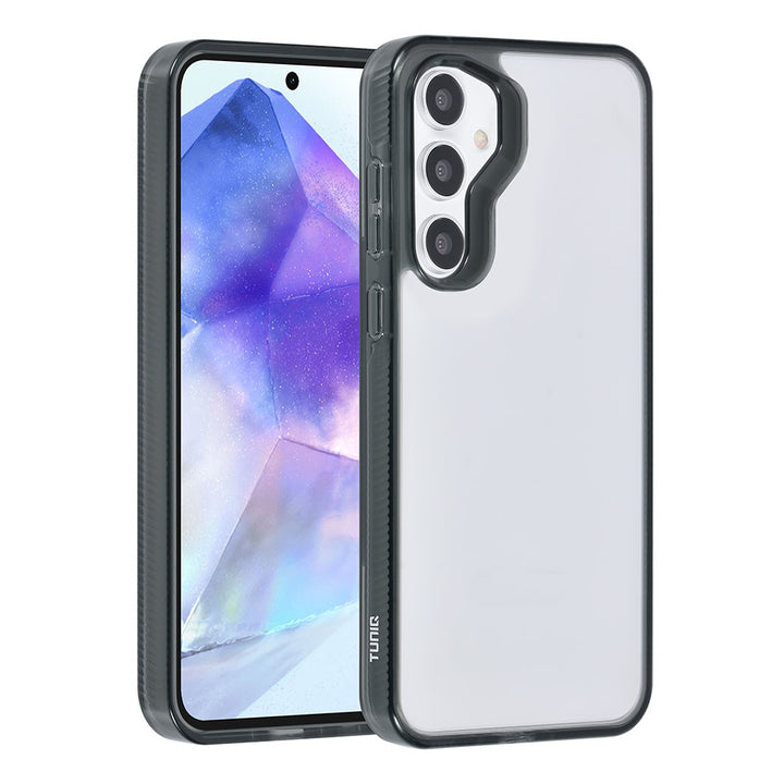 TUNIQ Samsung Galaxy A55 Backcover hoesje Silicone - Zwart-Hoesjes-Ilumina Benelux