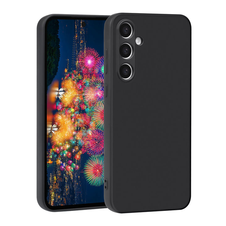 TUNIQ Samsung Galaxy A55 Backcover hoesje - Zwart-Hoesjes-Ilumina Benelux