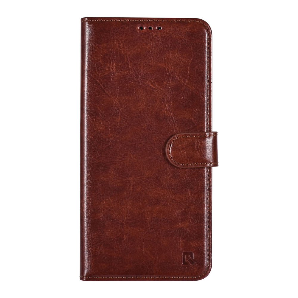 TUNIQ Samsung Galaxy A55 Book Case hoesje - Pasjeshouder voor 3 pasjes - Magneetsluiting - Hanger - Bruin-Hoesjes-Ilumina Benelux
