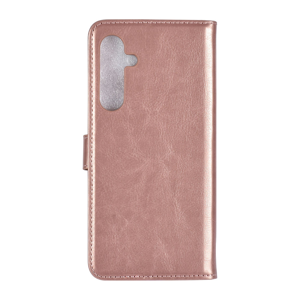 TUNIQ Samsung Galaxy A55 Book Case hoesje - Pasjeshouder voor 3 pasjes - Magneetsluiting - Hanger -Rose Gold-Hoesjes-Ilumina Benelux