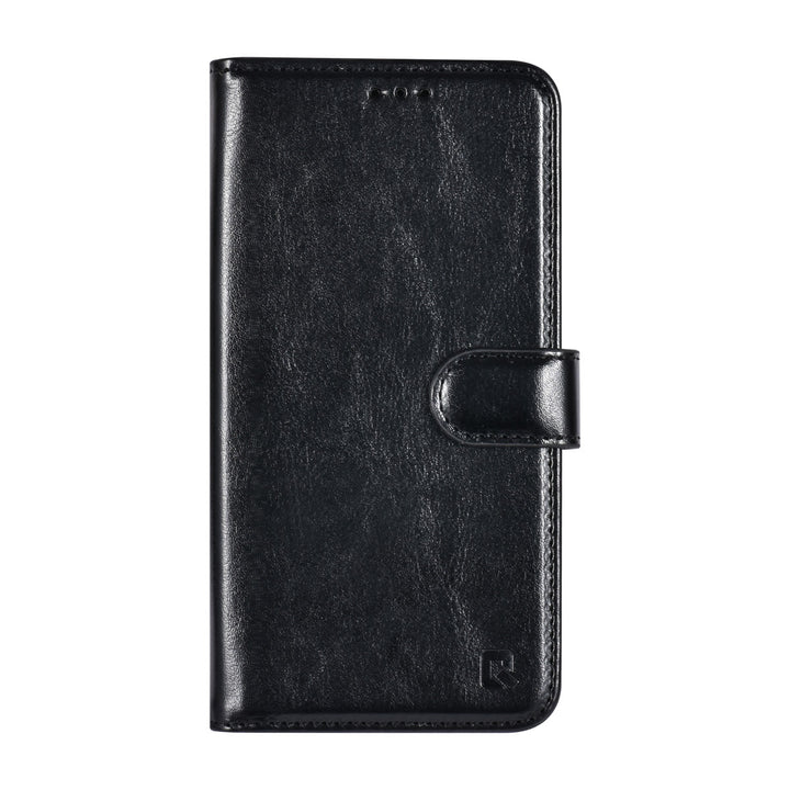 TUNIQ Samsung Galaxy A55 Book Case hoesje - Pasjeshouder voor 3 pasjes - Magneetsluiting - Hanger - Zwart-Hoesjes-Ilumina Benelux