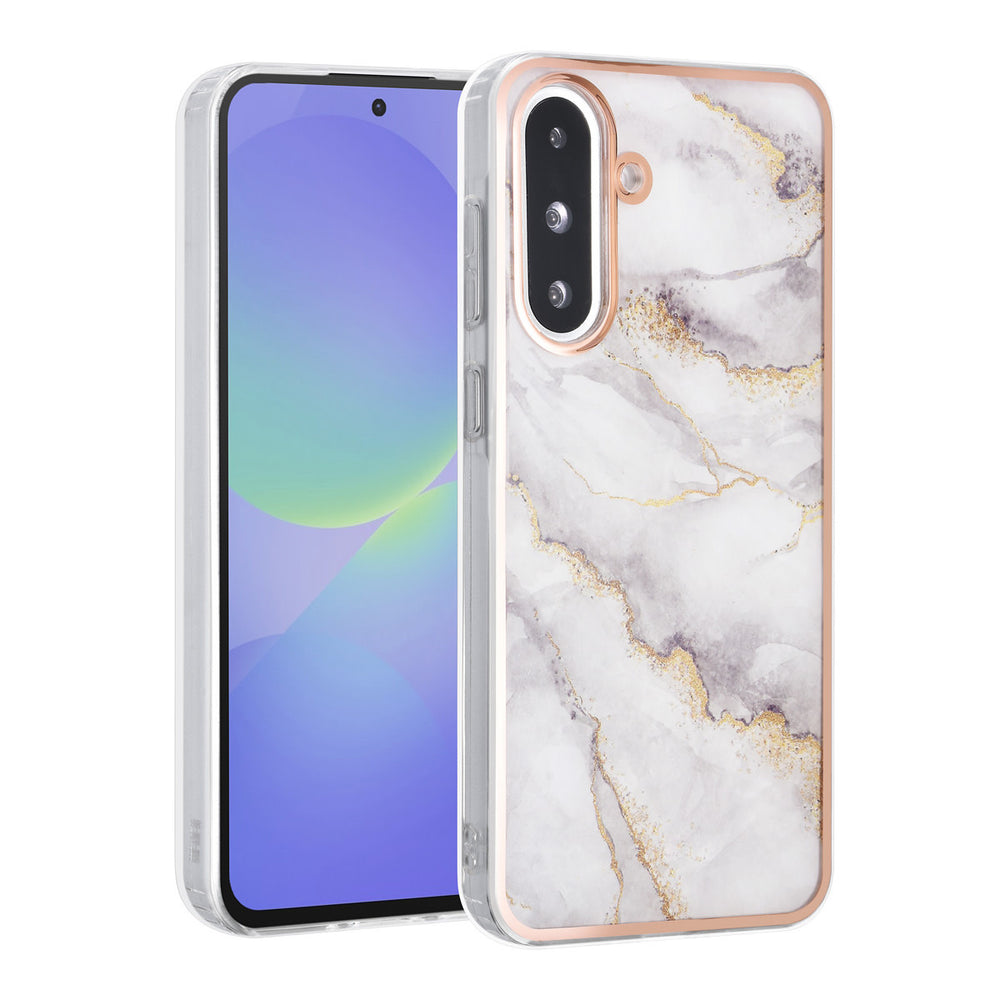 TUNIQ Samsung Galaxy A56 Backcover hoesje - Silicone - Marble Grey-Hoesjes-Ilumina Benelux