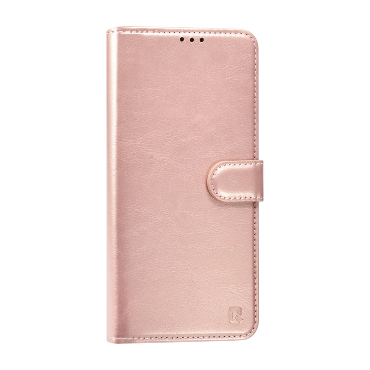 TUNIQ Samsung Galaxy A56 Book Case hoesje - Pasjeshouder voor 3 pasjes - Hanger - Rose Gold-Hoesjes-Ilumina Benelux