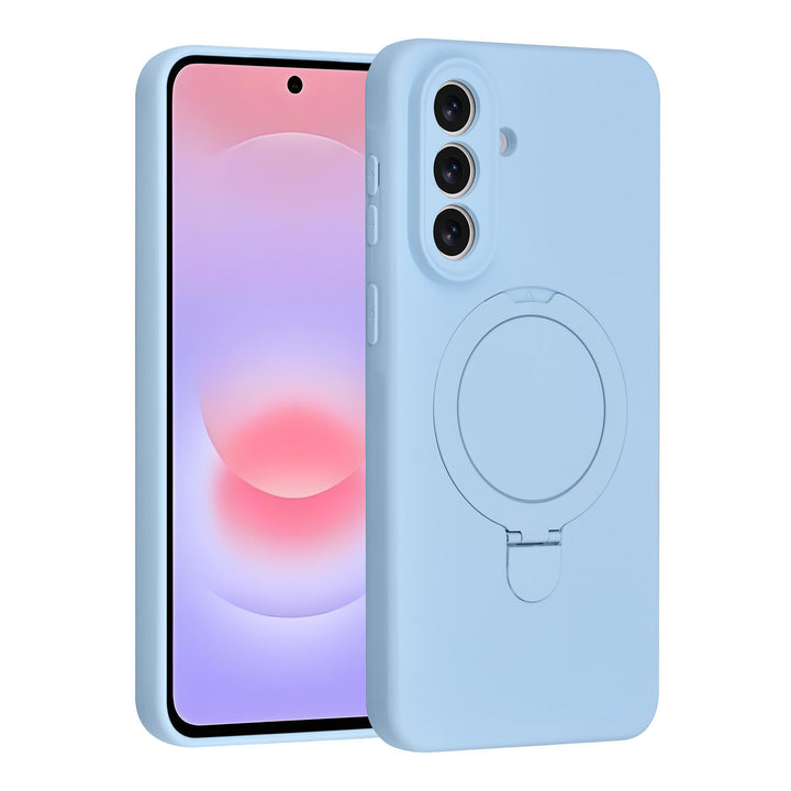 TUNIQ Samsung Galaxy A57 Backcover hoesje - Magsafe With Ring Stand - Hanger - Baby Blue-Hoesjes-Ilumina Benelux