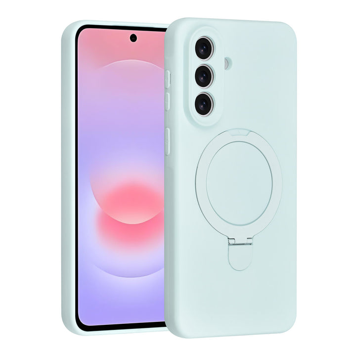 TUNIQ Samsung Galaxy A57 Backcover hoesje - Magsafe With Ring Stand - Hanger - Mint Green-Hoesjes-Ilumina Benelux