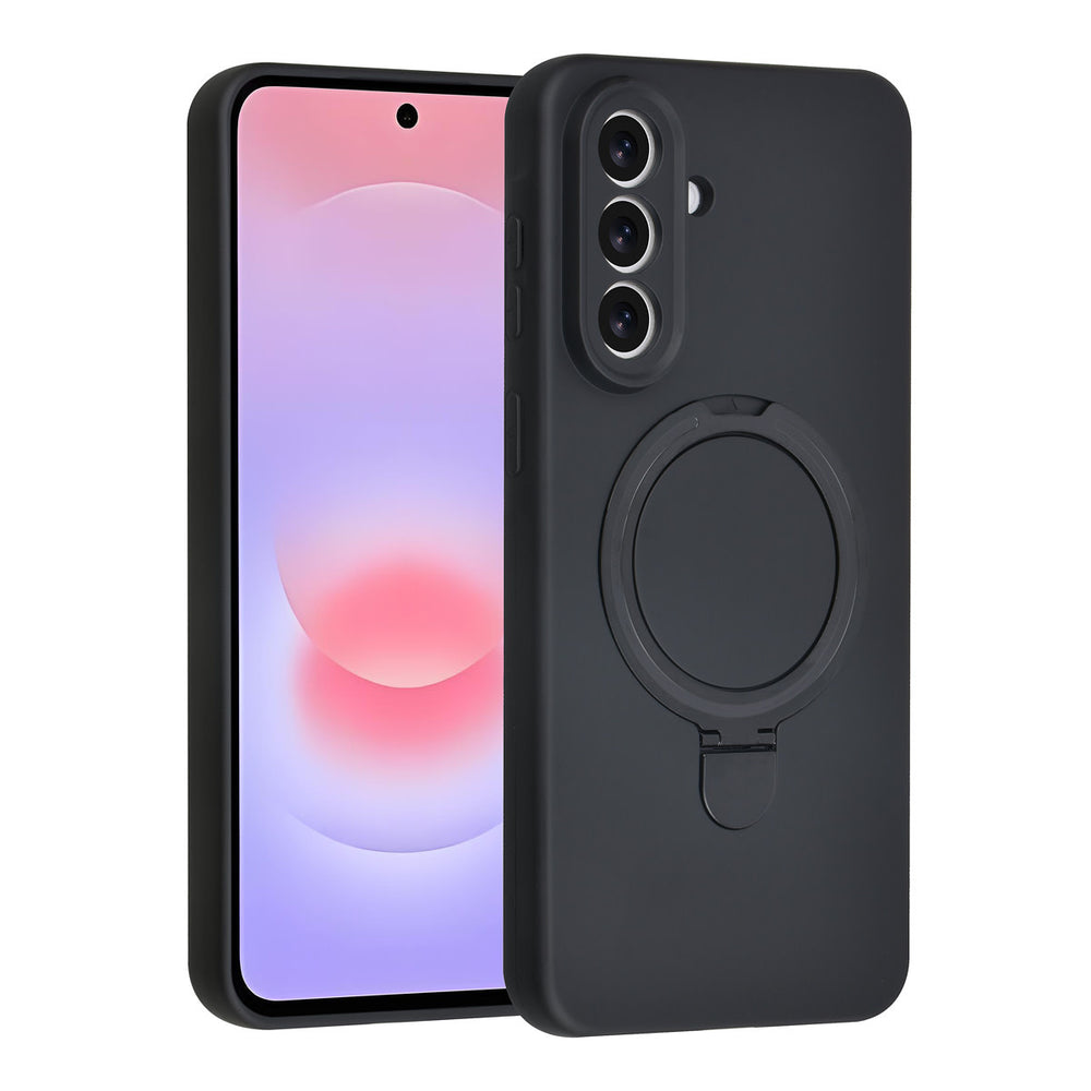 TUNIQ Samsung Galaxy A57 Backcover hoesje - Magsafe With Ring Stand - Hanger - Zwart-Hoesjes-Ilumina Benelux