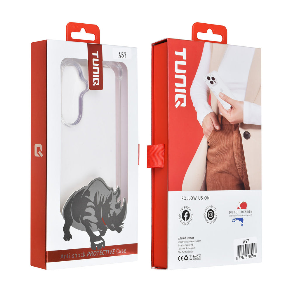 TUNIQ Samsung Galaxy A57 Backcover hoesje - Transparant - Antishock-Hoesjes-Ilumina Benelux