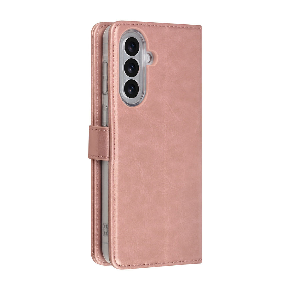 TUNIQ Samsung Galaxy A57 Book Case hoesje - Pasjeshouder voor 3 pasjes - Magneetsluiting - Hanger - Rose Gold-Hoesjes-Ilumina Benelux
