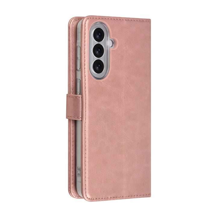 TUNIQ Samsung Galaxy A57 Book Case hoesje - Pasjeshouder voor 3 pasjes - Magneetsluiting - Hanger - Rose Gold-Hoesjes-Ilumina Benelux