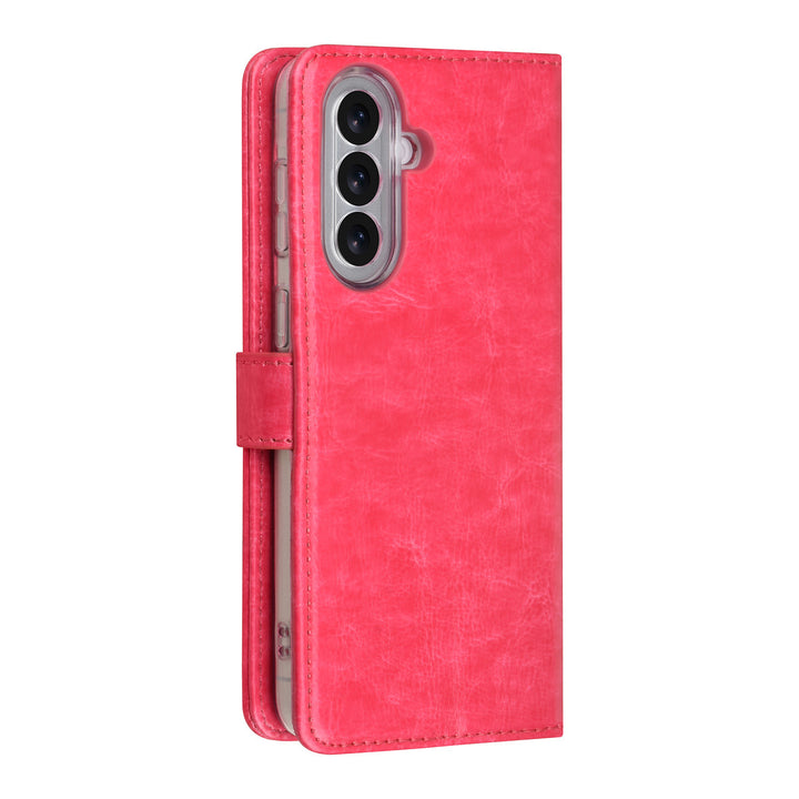 TUNIQ Samsung Galaxy A57 Book Case hoesje - Pasjeshouder voor 3 pasjes - Magneetsluiting - Hanger - Roze-Hoesjes-Ilumina Benelux