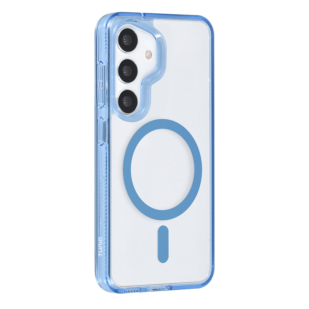 TUNIQ Samsung Galaxy S24 Backcover hoesje Magsafe silicone - Blauw-Hoesjes-Ilumina Benelux