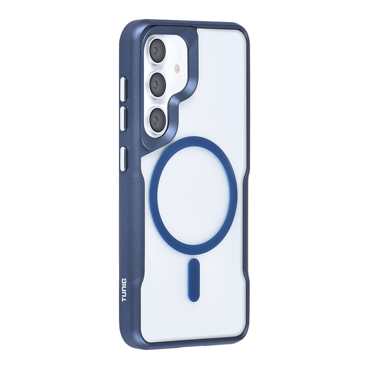 TUNIQ Samsung Galaxy S24 Backcover hoesje Magsafe silicone - DonkerBlauw-Hoesjes-Ilumina Benelux