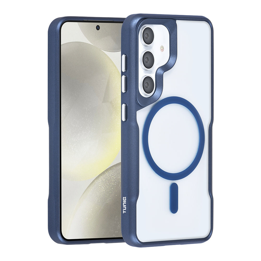 TUNIQ Samsung Galaxy S24 Backcover hoesje Magsafe silicone - DonkerBlauw-Hoesjes-Ilumina Benelux