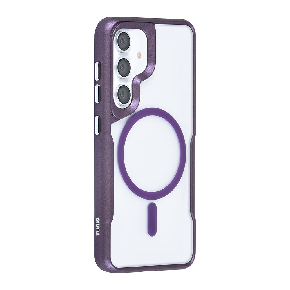 TUNIQ Samsung Galaxy S24 Backcover hoesje Magsafe silicone - Paars-Hoesjes-Ilumina Benelux