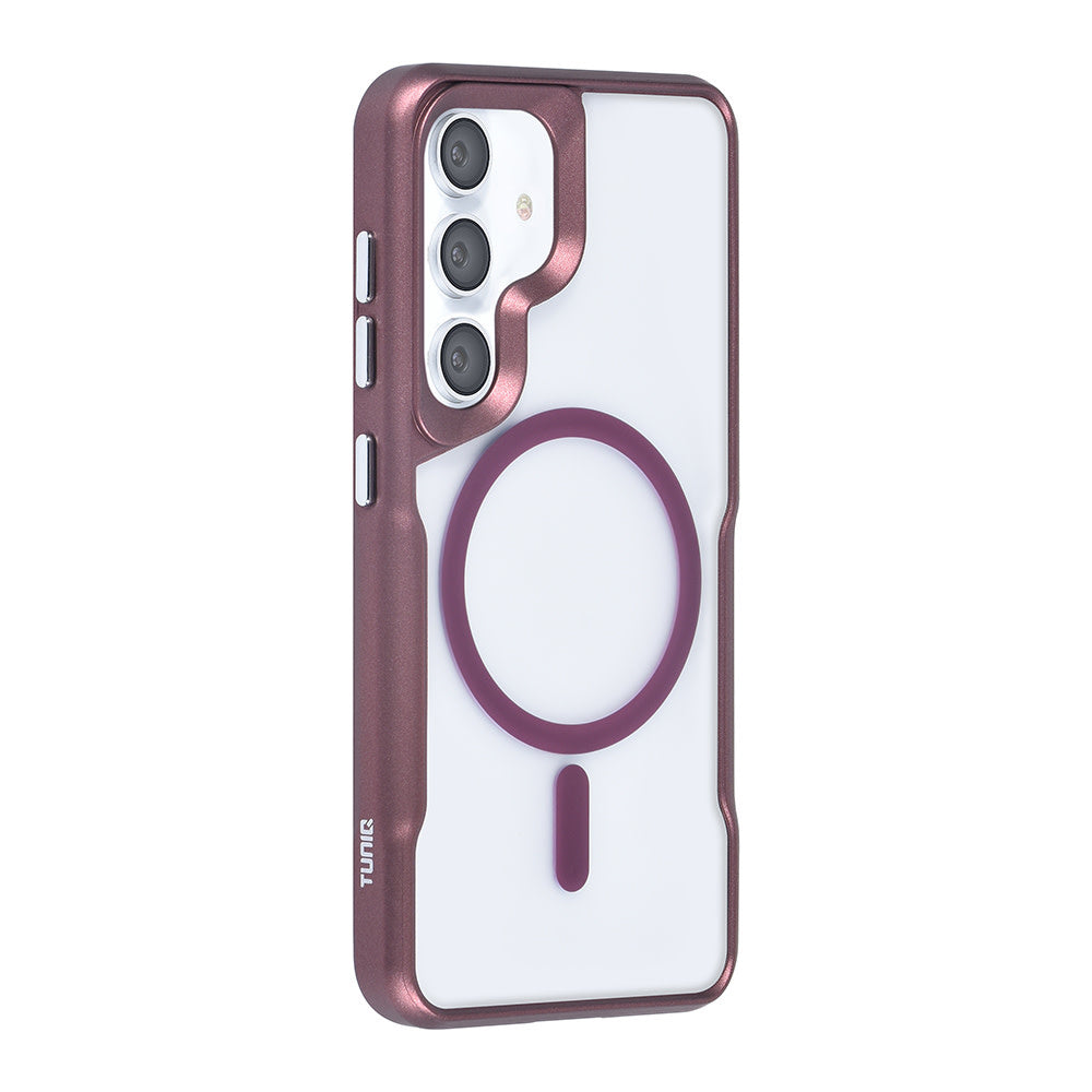 TUNIQ Samsung Galaxy S24 Backcover hoesje Magsafe silicone - Rood-Hoesjes-Ilumina Benelux