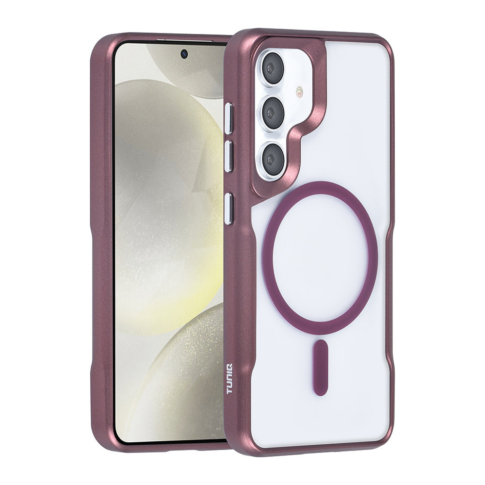 TUNIQ Samsung Galaxy S24 Backcover hoesje Magsafe silicone - Rood-Hoesjes-Ilumina Benelux