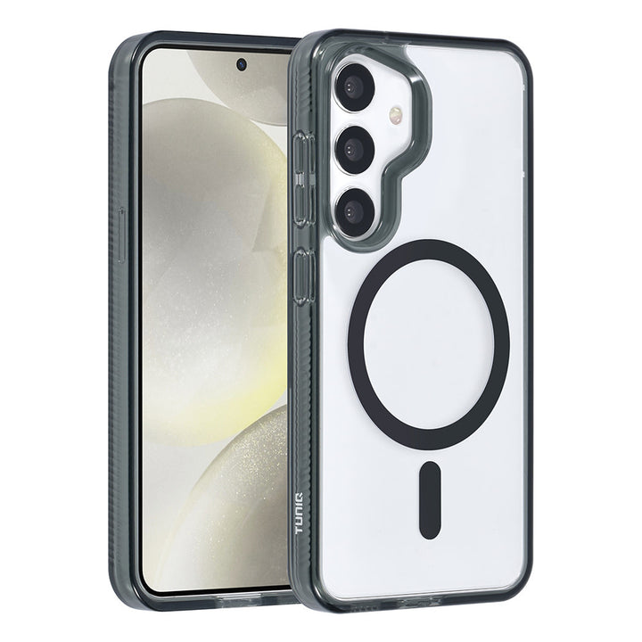 TUNIQ Samsung Galaxy S24 Backcover hoesje Magsafe silicone - Zwart-Hoesjes-Ilumina Benelux