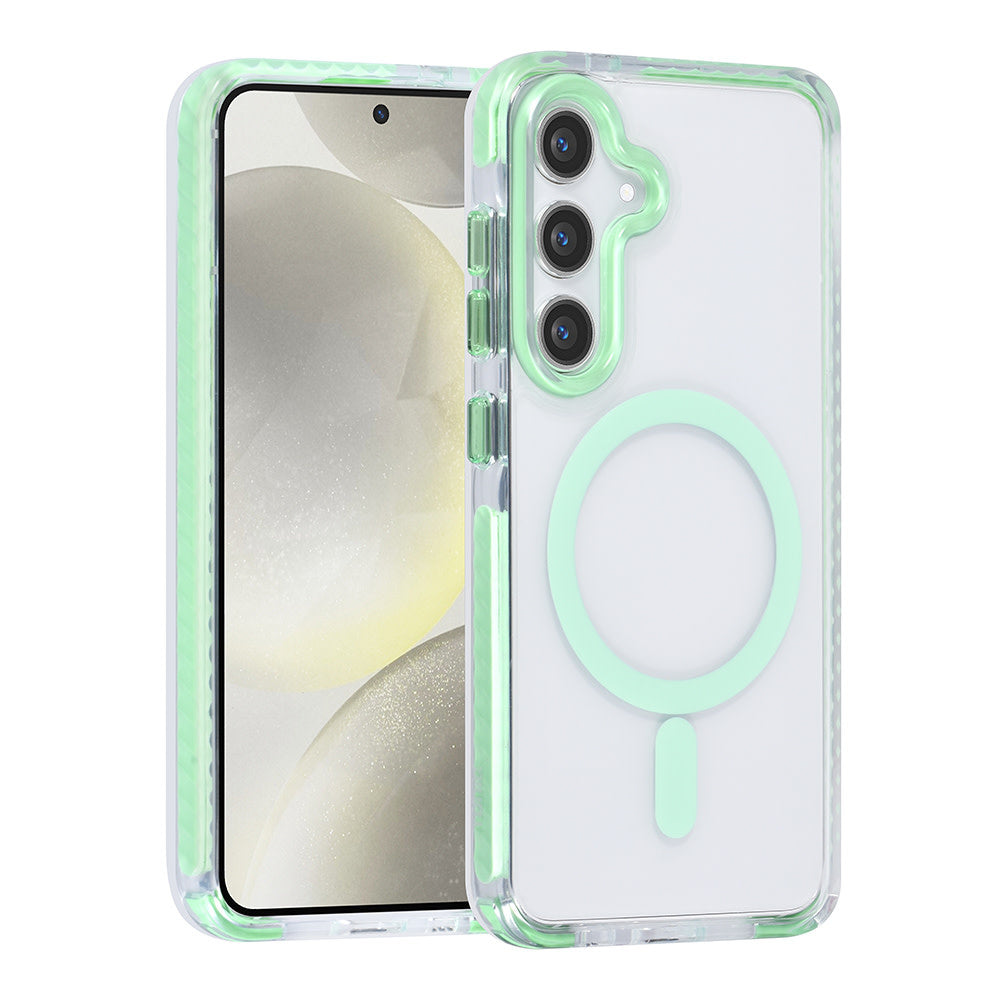 TUNIQ Samsung Galaxy S24 Backcover hoesje neck cord - magsafe - Groen-Hoesjes-Ilumina Benelux