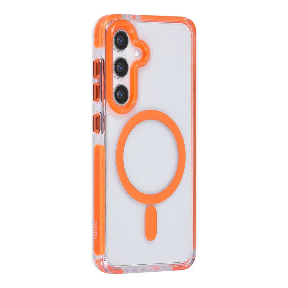 TUNIQ Samsung Galaxy S24 Backcover hoesje neck cord - magsafe - Oranje-Hoesjes-Ilumina Benelux