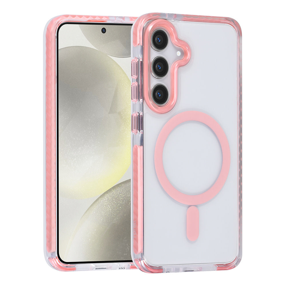 TUNIQ Samsung Galaxy S24 Backcover hoesje neck cord - magsafe - Roze-Hoesjes-Ilumina Benelux