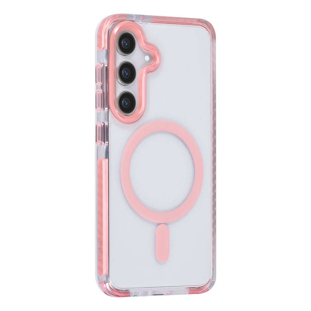 TUNIQ Samsung Galaxy S24 Backcover hoesje neck cord - magsafe - Roze-Hoesjes-Ilumina Benelux