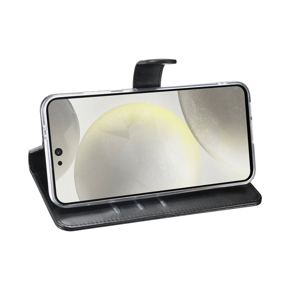 TUNIQ Samsung Galaxy S24 FE Book Case hoesje - Pasjeshouder voor 3 pasjes - Hanger - Zwart-Hoesjes-Ilumina Benelux
