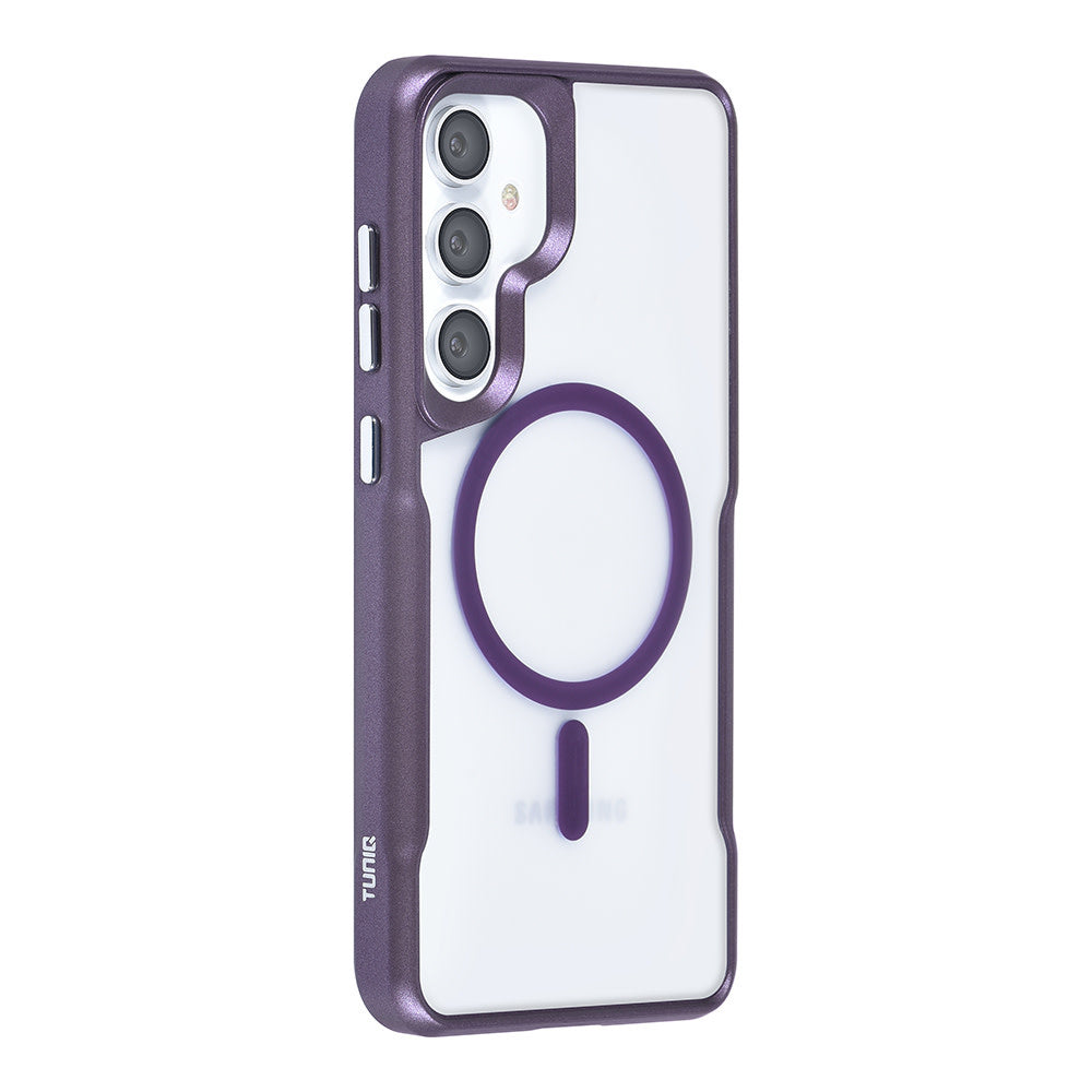 TUNIQ Samsung Galaxy S24 Plus Back Cover hoesje Magsafe silicone - Paars-Hoesjes-Ilumina Benelux