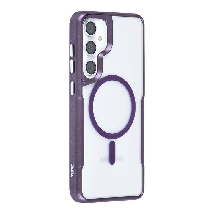 TUNIQ Samsung Galaxy S24 Plus Back Cover hoesje Magsafe silicone - Paars-Hoesjes-Ilumina Benelux