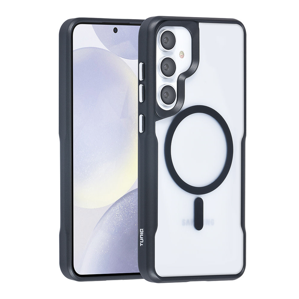 TUNIQ Samsung Galaxy S24 Plus Back Cover hoesje Magsafe silicone - Zwart-Hoesjes-Ilumina Benelux