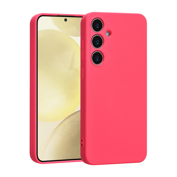 TUNIQ Samsung Galaxy S24 Plus Backcover hoesje - Felroze-Hoesjes-Ilumina Benelux