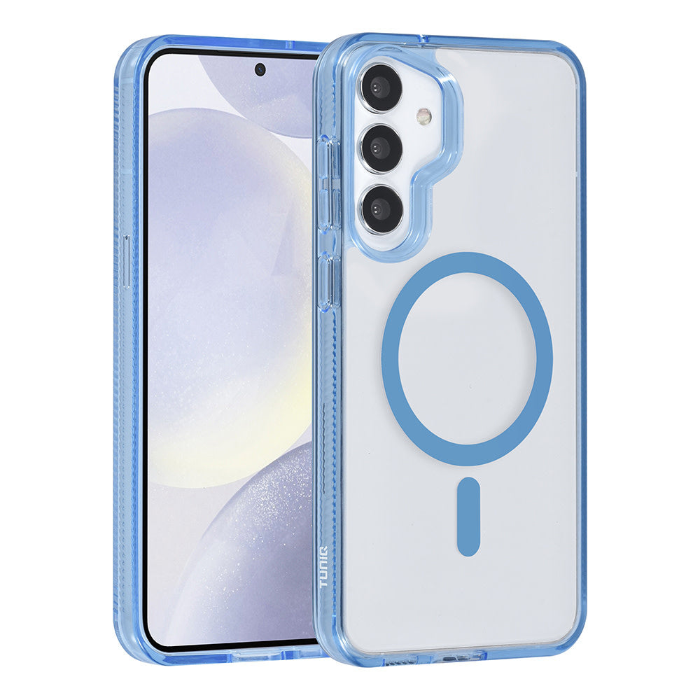 TUNIQ Samsung Galaxy S24 Plus Backcover hoesje Magsafe silicone - Blauw-Hoesjes-Ilumina Benelux
