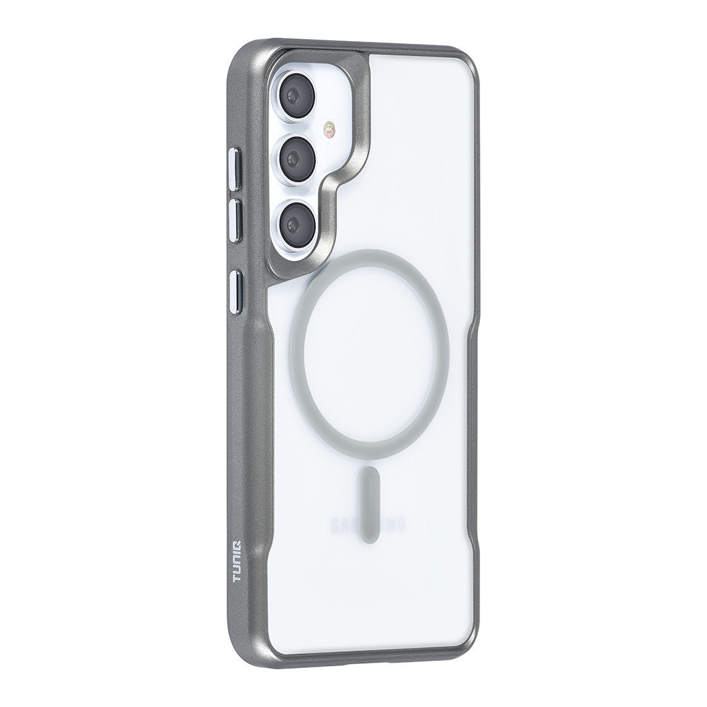 TUNIQ Samsung Galaxy S24 Plus Backcover hoesje Magsafe silicone - Grijs-Hoesjes-Ilumina Benelux