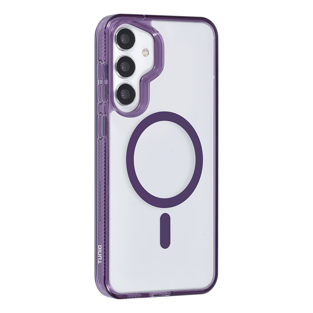 TUNIQ Samsung Galaxy S24 Plus Backcover hoesje Magsafe silicone - Paars-Hoesjes-Ilumina Benelux
