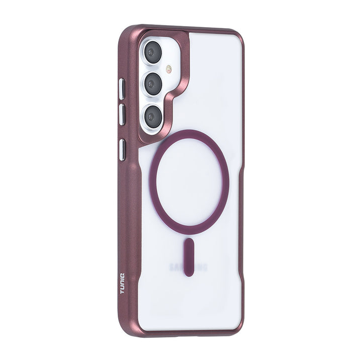 TUNIQ Samsung Galaxy S24 Plus Backcover hoesje Magsafe silicone - Rood-Hoesjes-Ilumina Benelux