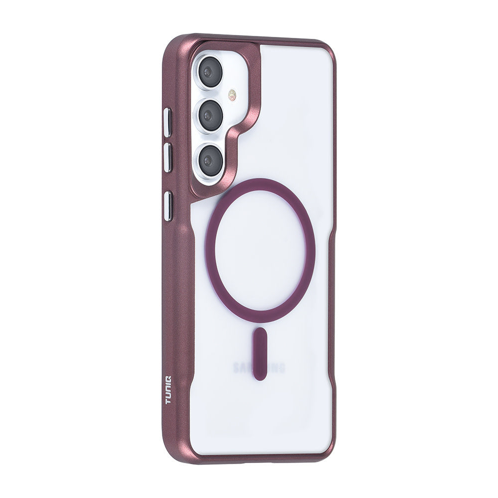 TUNIQ Samsung Galaxy S24 Plus Backcover hoesje Magsafe silicone - Rood-Hoesjes-Ilumina Benelux