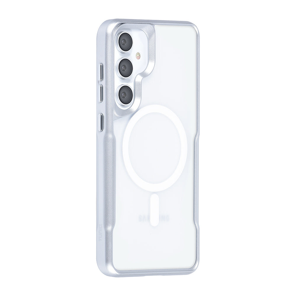 TUNIQ Samsung Galaxy S24 Plus Backcover hoesje Magsafe silicone - Zilver-Hoesjes-Ilumina Benelux