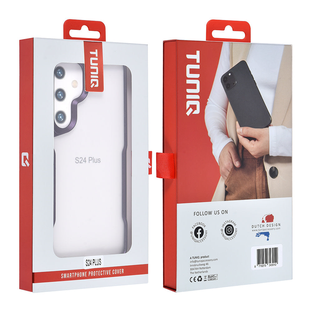 TUNIQ Samsung Galaxy S24 Plus Backcover hoesje Silicone - Paars-Hoesjes-Ilumina Benelux