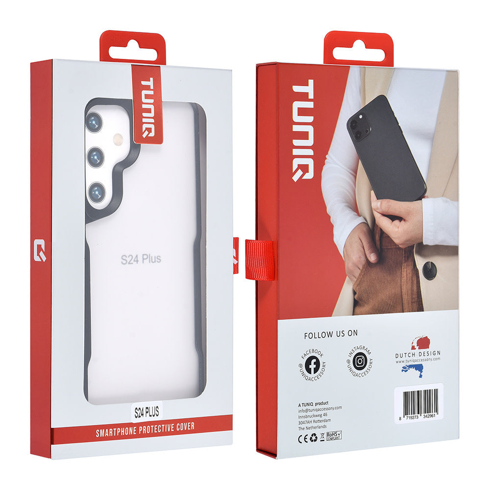 TUNIQ Samsung Galaxy S24 Plus Backcover hoesje Silicone - Zwart-Hoesjes-Ilumina Benelux