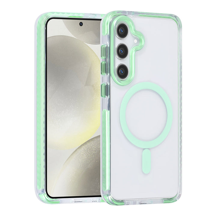 TUNIQ Samsung Galaxy S24 Plus Backcover hoesje neck cord - magsafe - Groen-Hoesjes-Ilumina Benelux
