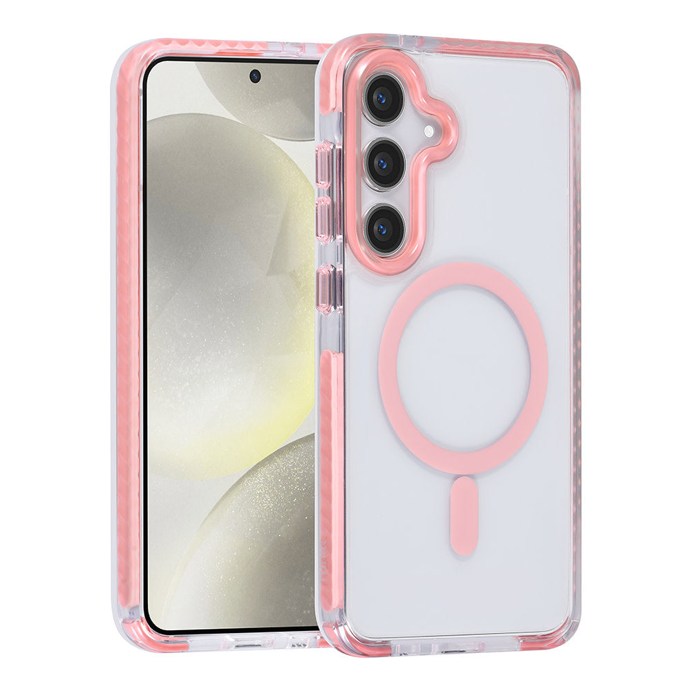 TUNIQ Samsung Galaxy S24 Plus Backcover hoesje neck cord - magsafe - Roze-Hoesjes-Ilumina Benelux