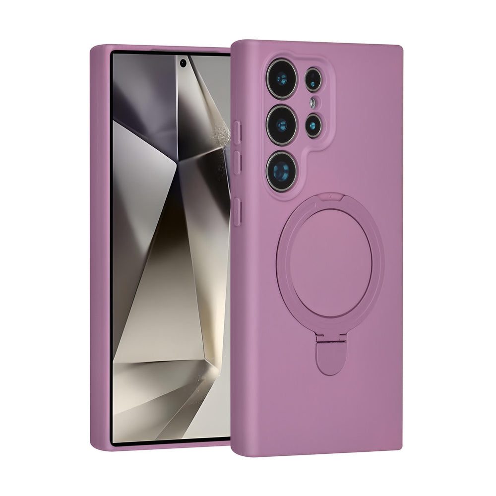 TUNIQ Samsung Galaxy S24 Ultra Backcover hoesje - Magsafe With Ring Stand - Hanger - Sunset Purple-Hoesjes-Ilumina Benelux