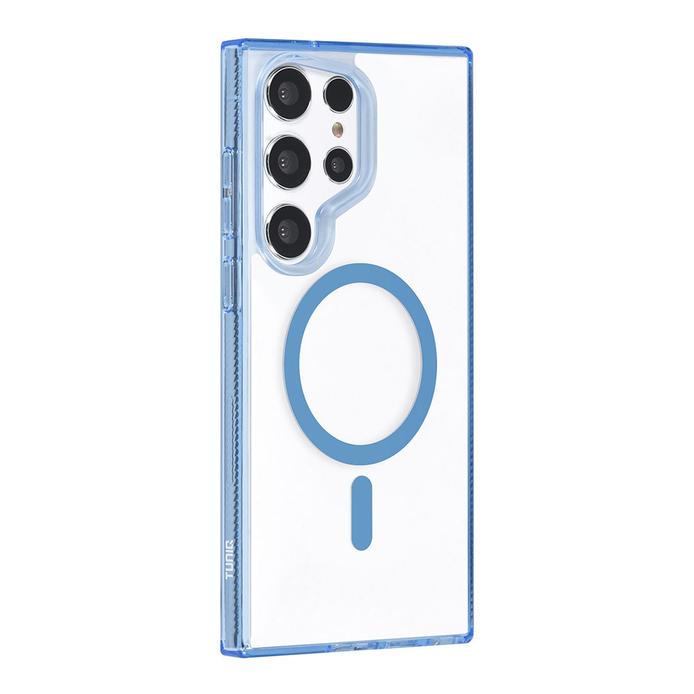 TUNIQ Samsung Galaxy S24 Ultra Backcover hoesje Magsafe silicone - Blauw-Hoesjes-Ilumina Benelux