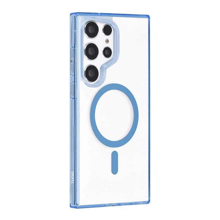 TUNIQ Samsung Galaxy S24 Ultra Backcover hoesje Magsafe silicone - Blauw-Hoesjes-Ilumina Benelux