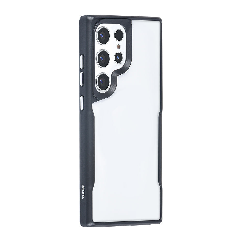 TUNIQ Samsung Galaxy S24 Ultra Backcover hoesje Silicone - Zwart-Hoesjes-Ilumina Benelux