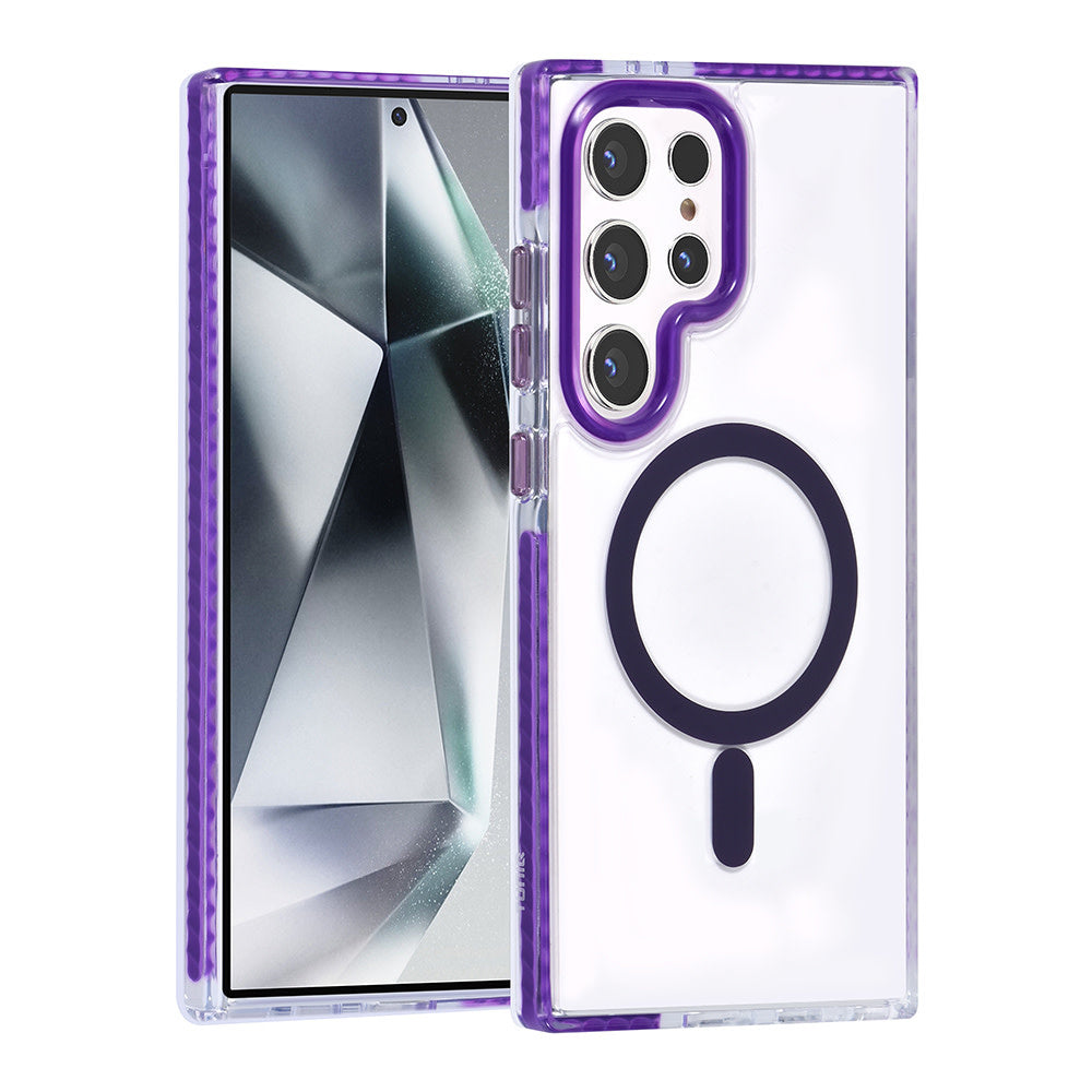 TUNIQ Samsung Galaxy S24 Ultra Backcover hoesje neck cord - magsafe - Paars-Hoesjes-Ilumina Benelux