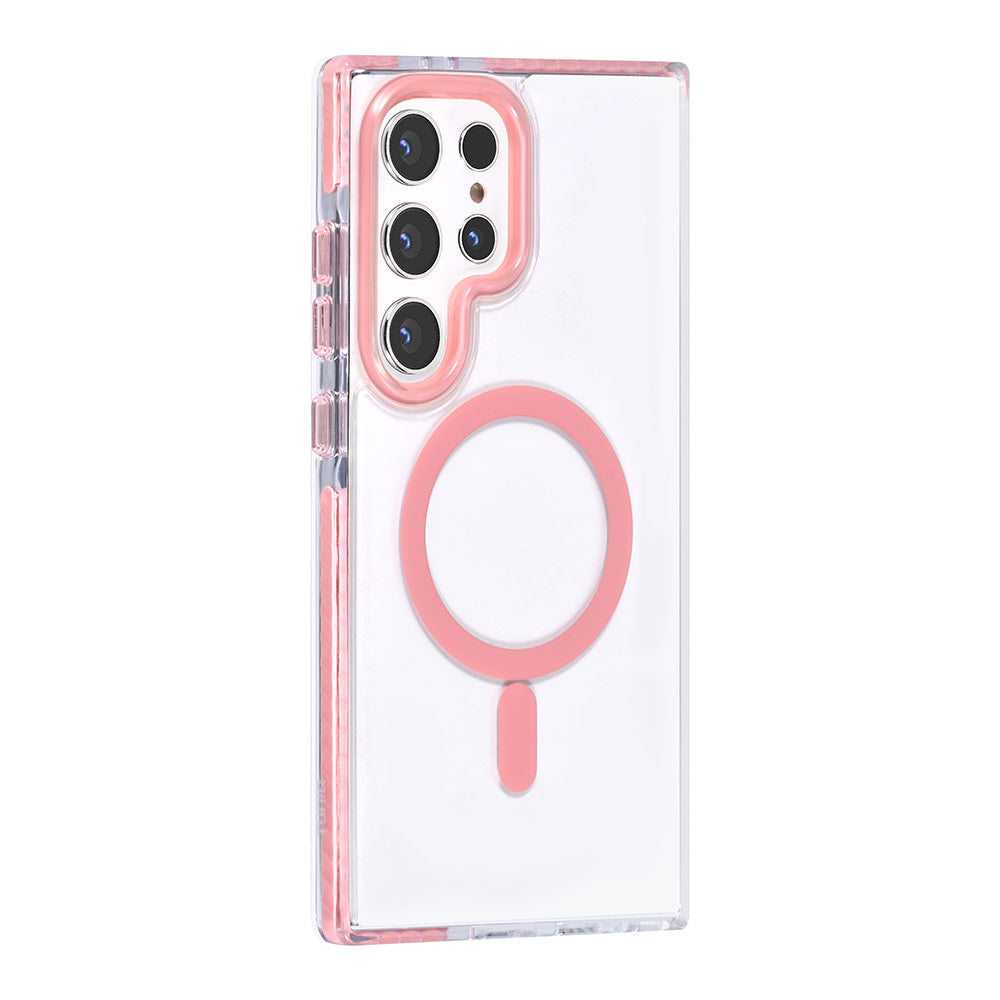 TUNIQ Samsung Galaxy S24 Ultra Backcover hoesje neck cord - magsafe - Roze-Hoesjes-Ilumina Benelux
